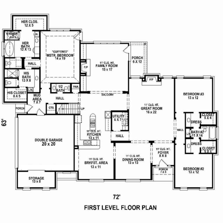 House Plan House Plan #10862 Drawing 1