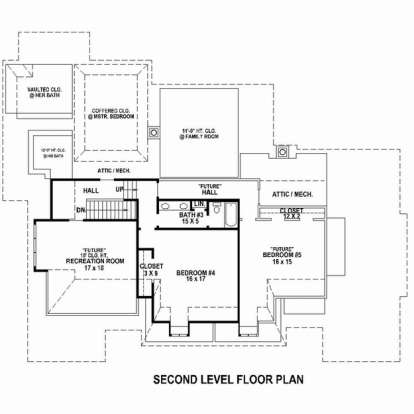 Floorplan 2 for House Plan #053-02557