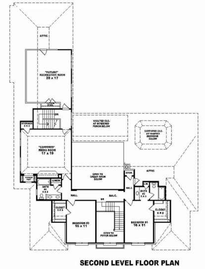 Floorplan 2 for House Plan #053-02558