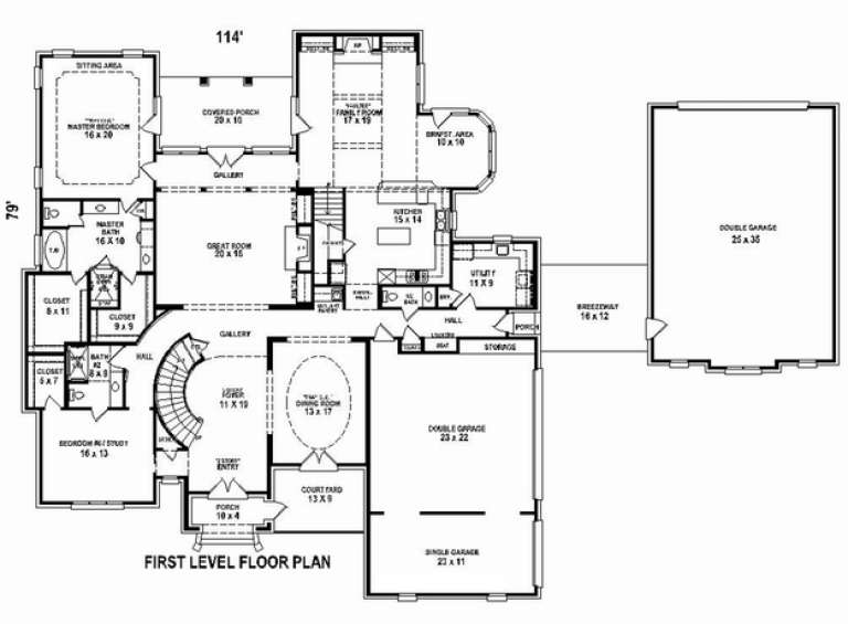 House Plan House Plan #10866 Drawing 1