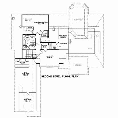 Floorplan 2 for House Plan #053-02563