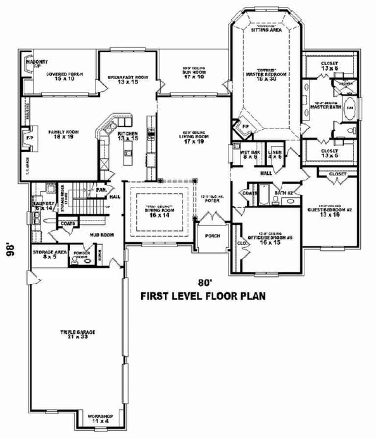 House Plan House Plan #10869 Drawing 1