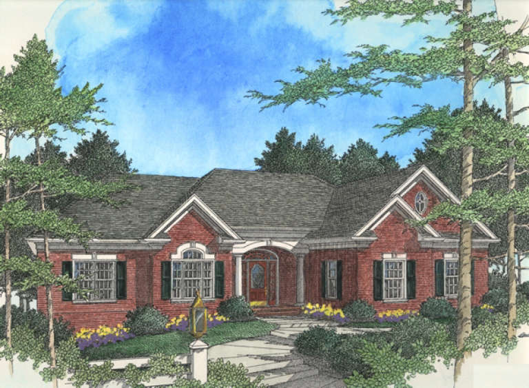 House Plan House Plan #1087 Front Elevation