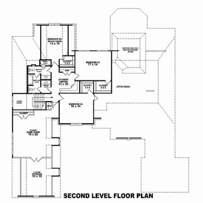 Floorplan 2 for House Plan #053-02565