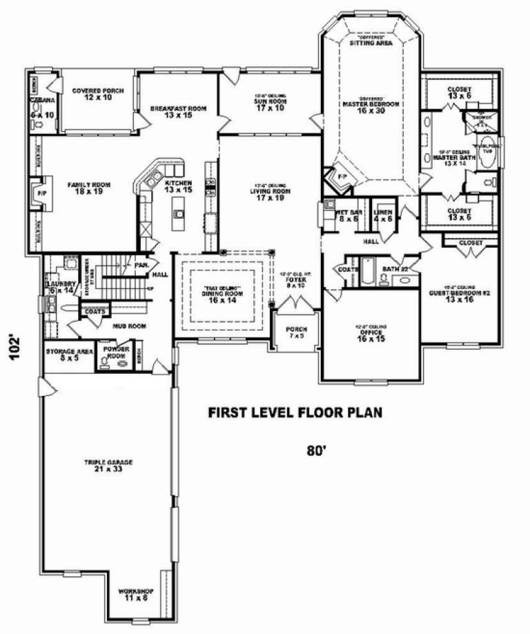 House Plan House Plan #10872 Drawing 1
