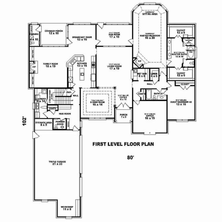 House Plan House Plan #10873 Drawing 1