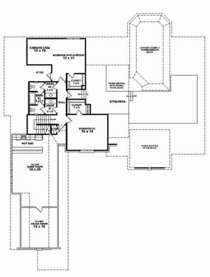 Floorplan 2 for House Plan #053-02569