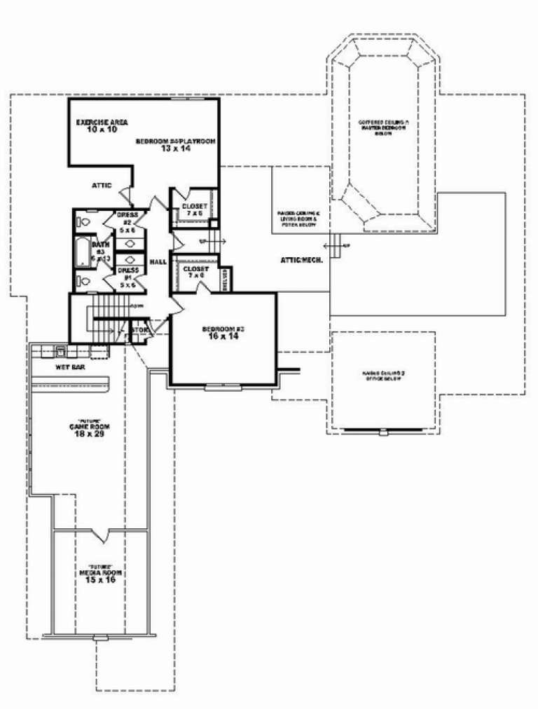 House Plan House Plan #10874 Drawing 2