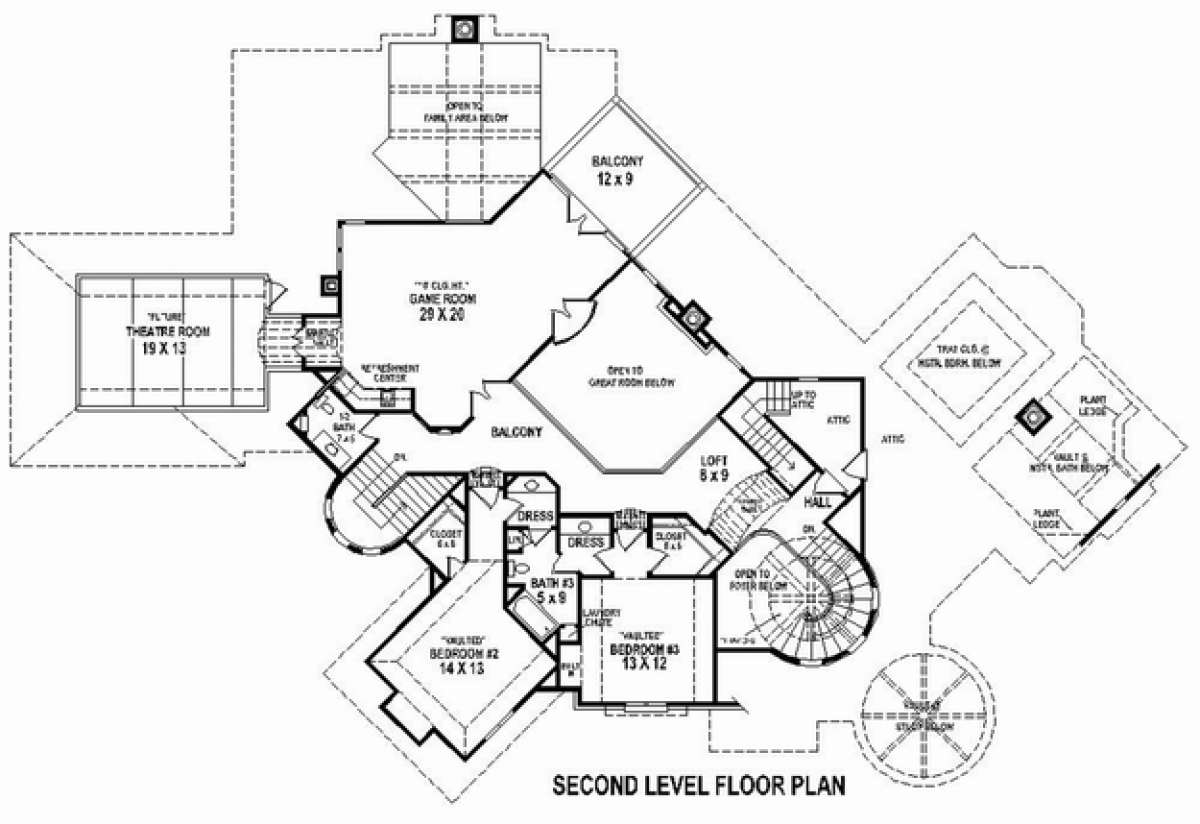 Floorplan 2 for House Plan #053-02570