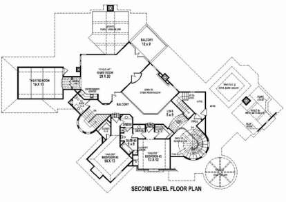 Floorplan 2 for House Plan #053-02571