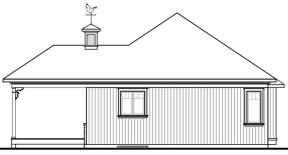 Cottage House Plan #034-00627 Elevation Photo