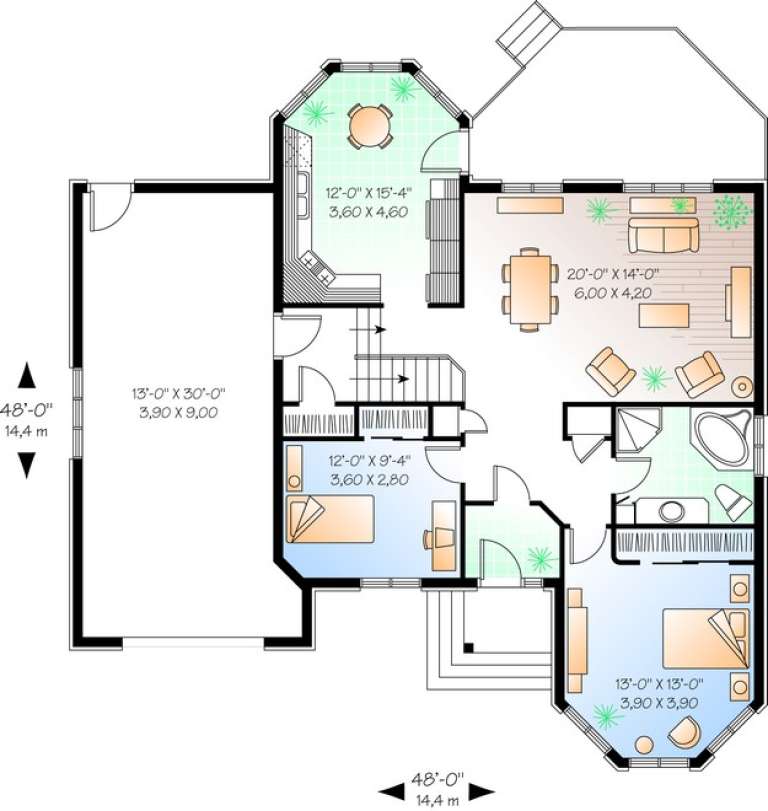 House Plan House Plan #10884 Drawing 1