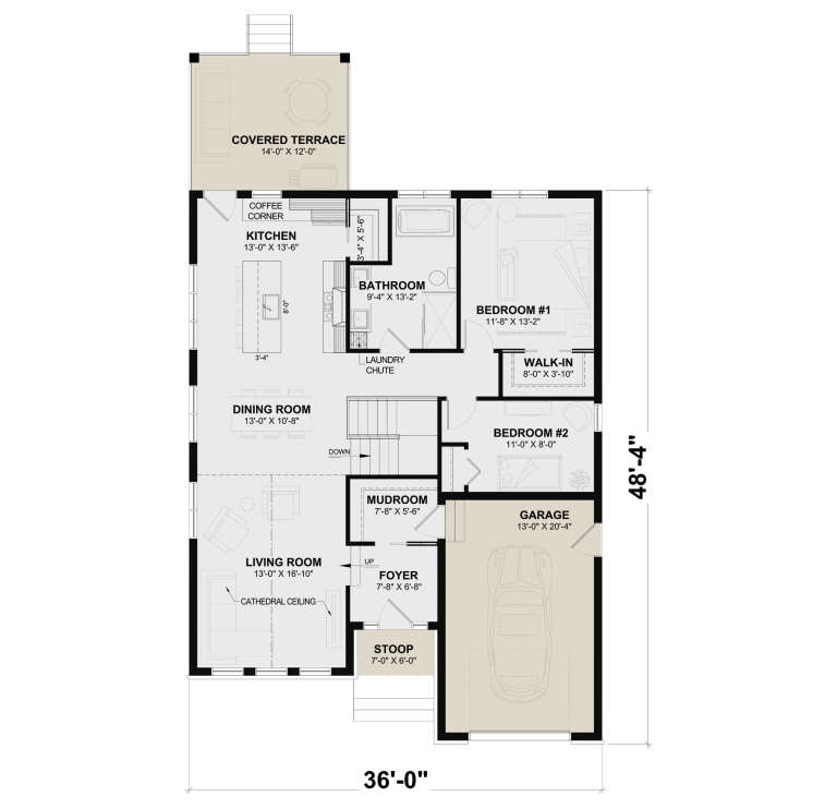 House Plan House Plan #10893 Drawing 1