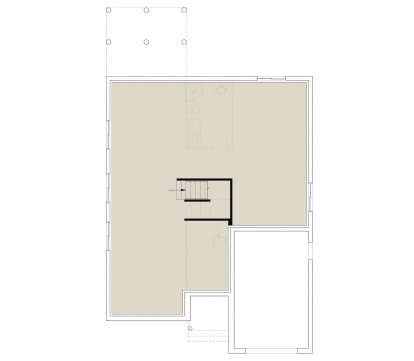 Basement for House Plan #034-00641