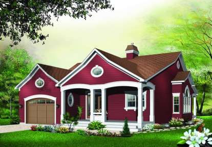 3 Bed, 2 Bath, 2118 Square Foot House Plan - #034-00644