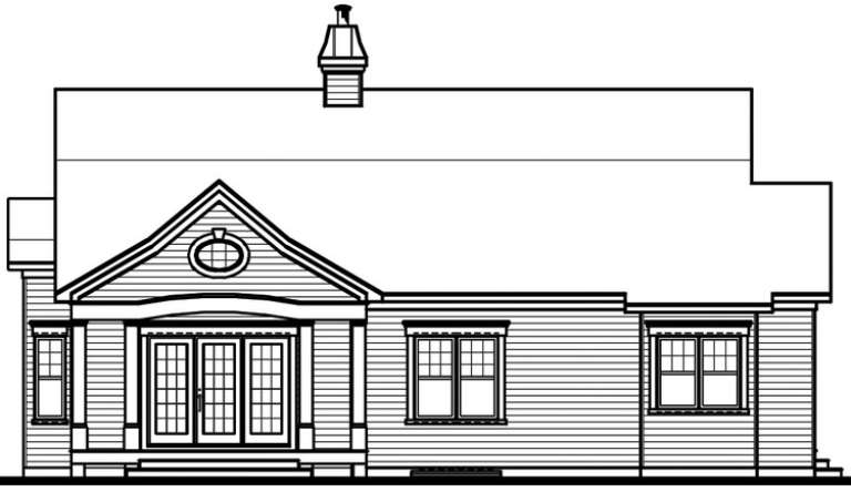 Country House Plan #034-00644 Elevation Photo