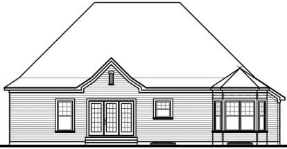 Country House Plan #034-00646 Elevation Photo
