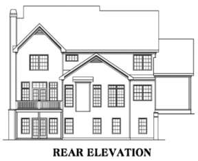 Southern House Plan #009-00092 Elevation Photo