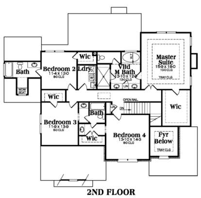 House Plan House Plan #109 Drawing 2