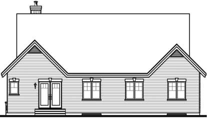 European House Plan #034-00648 Elevation Photo