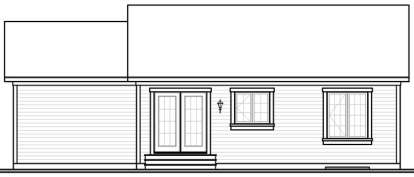 Ranch House Plan #034-00651 Elevation Photo