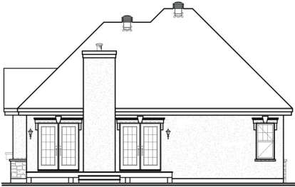 European House Plan #034-00652 Elevation Photo