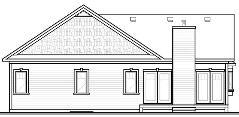 Traditional House Plan #034-00653 Elevation Photo