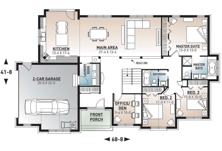 House Plan House Plan #10906 Drawing 1