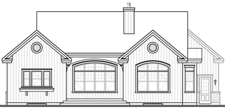 Ranch House Plan #034-00656 Elevation Photo