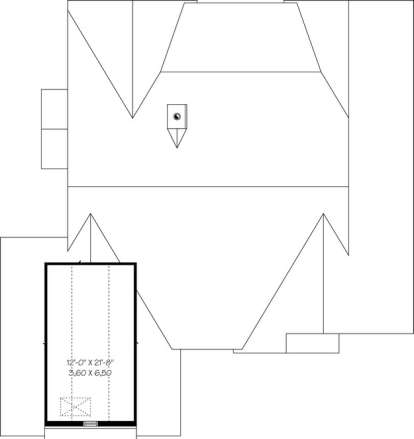 Floorplan 2 for House Plan #034-00656