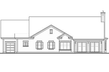 Florida House Plan #034-00664 Elevation Photo