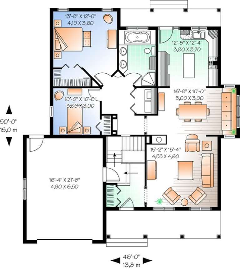 House Plan House Plan #10921 Drawing 1