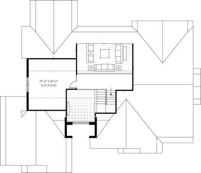 Floorplan 2 for House Plan #034-00675
