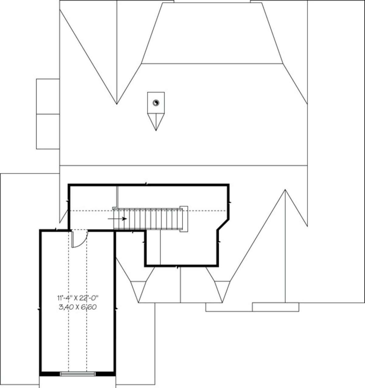 Floorplan 2 for House Plan #034-00677