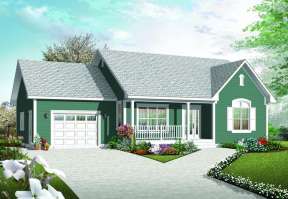 Country House Plan #034-00680 Elevation Photo