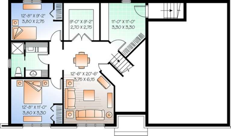 House Plan House Plan #10933 Drawing 1