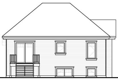 Traditional House Plan #034-00701 Elevation Photo