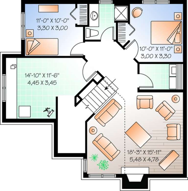 House Plan House Plan #10955 Drawing 1