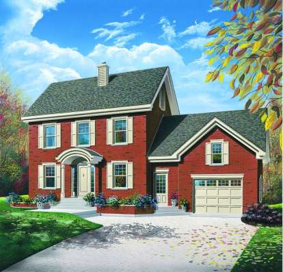 3 Bed, 2 Bath, 1889 Square Foot House Plan - #034-00705