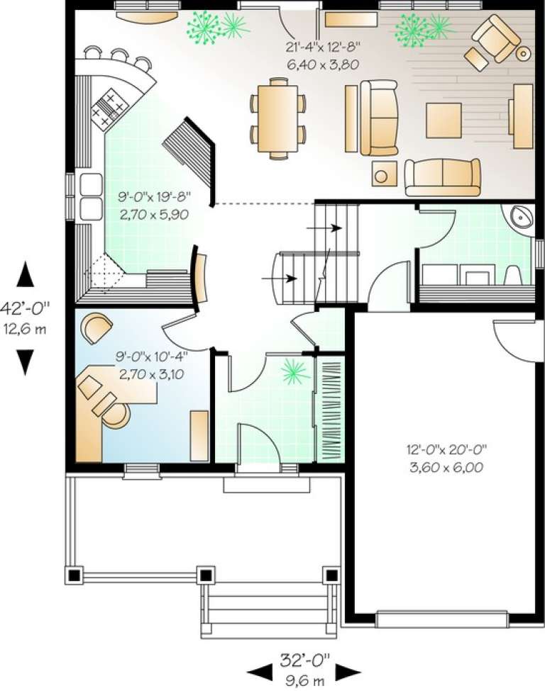 House Plan House Plan #10961 Drawing 1