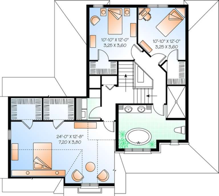 House Plan House Plan #10969 Drawing 2