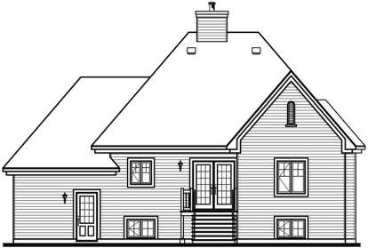 European House Plan #034-00719 Elevation Photo