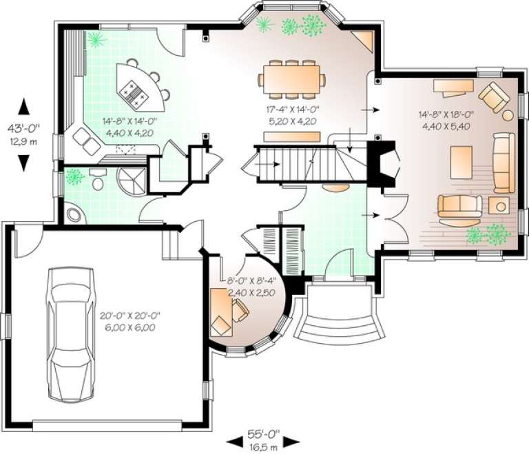 House Plan House Plan #10973 Drawing 1