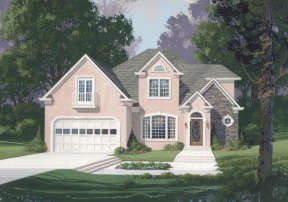 Traditional House Plan #036-00112 Elevation Photo