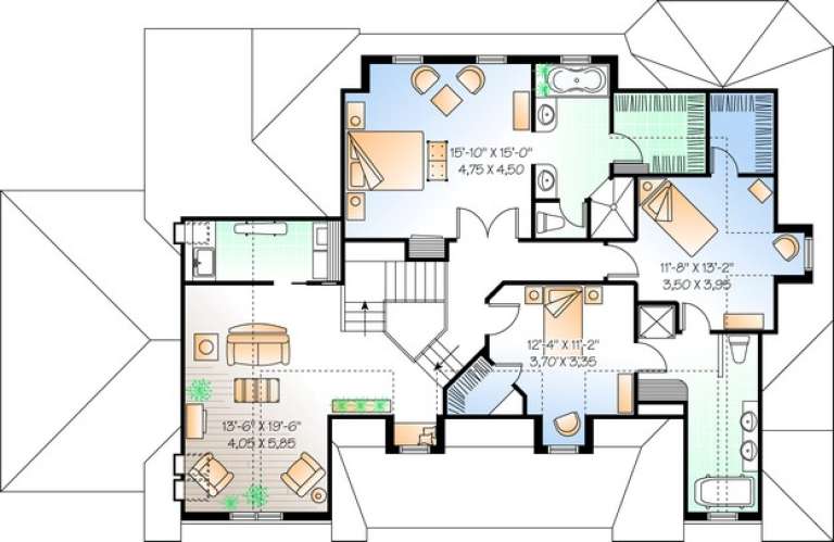 House Plan House Plan #10985 Drawing 2