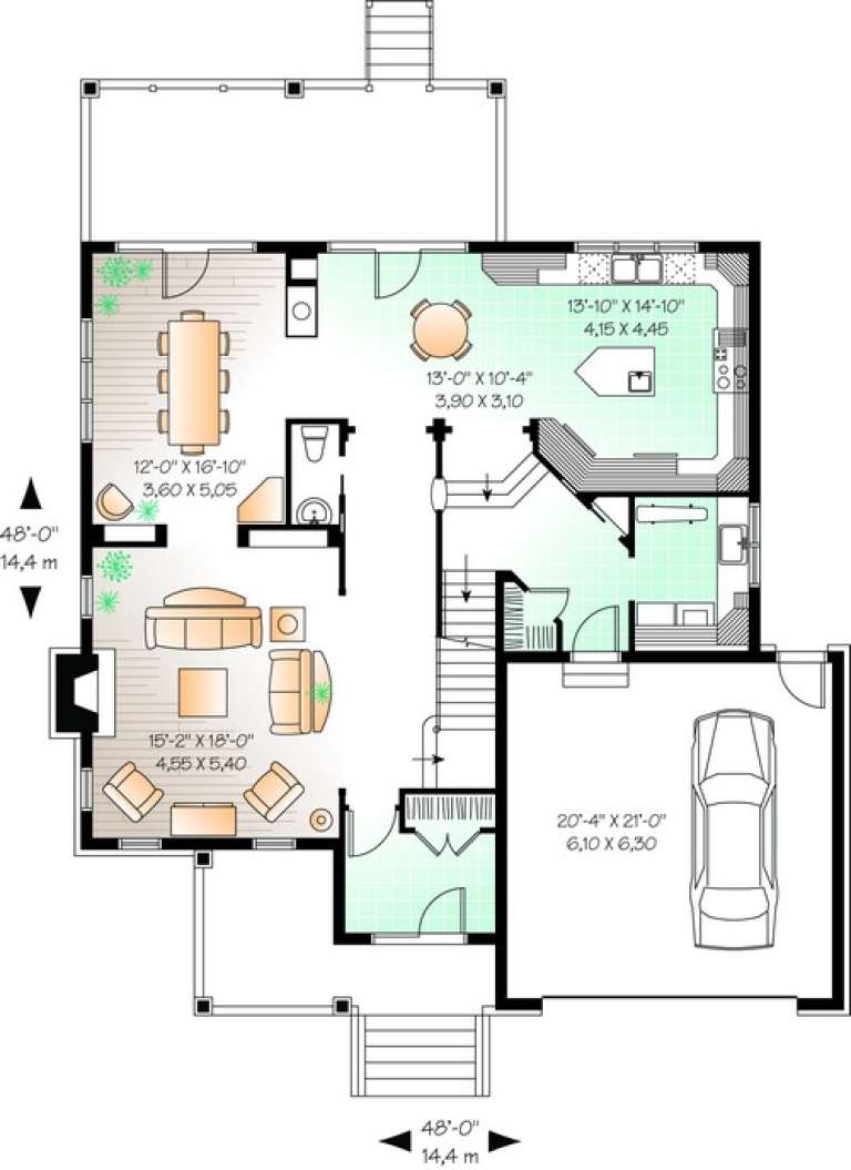 House Plan House Plan #10987 Drawing 1