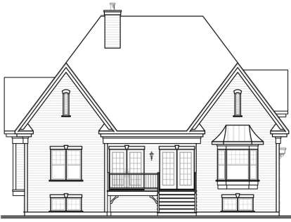 European House Plan #034-00736 Elevation Photo