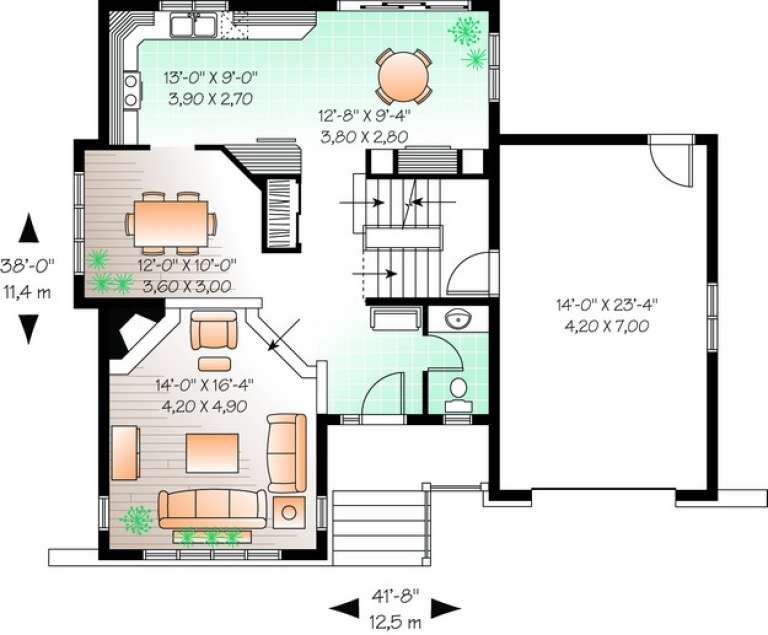House Plan House Plan #10989 Drawing 1