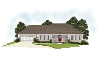 3 Bed, 2 Bath, 2485 Square Foot House Plan - #036-00113