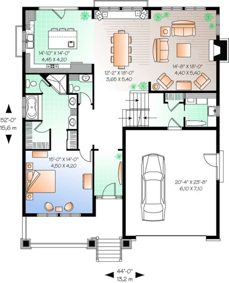 House Plan House Plan #10992 Drawing 1